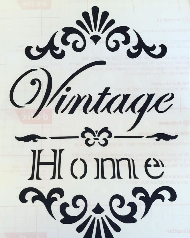 Трафареты надписи для декора