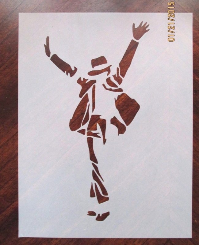 Майкл Джексон трафарет