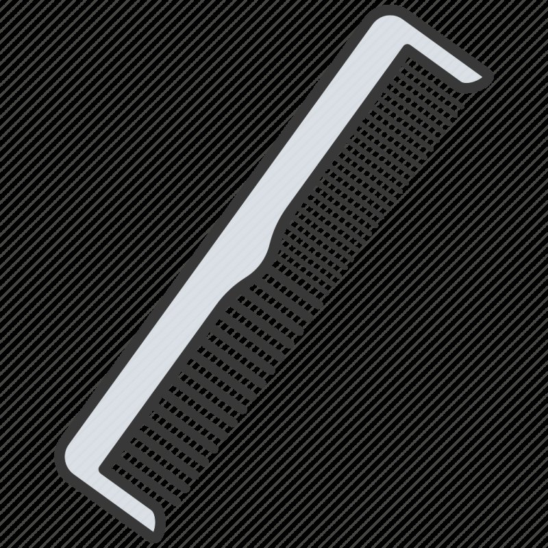 Рисование расческой