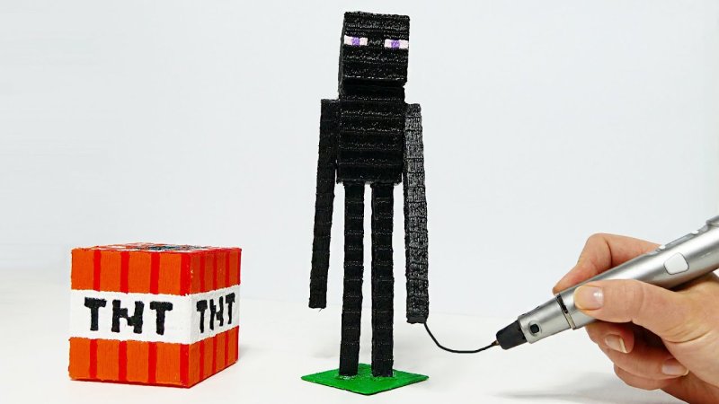 Объёмные фигурки из 3д ручки