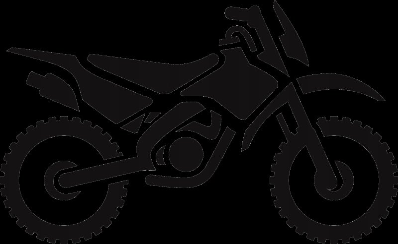 Enduro мотоцикл вектор