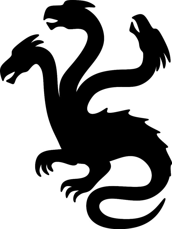 Силуэт дракона