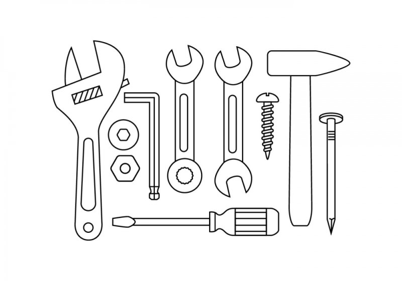 Набор инструментов раскраска
