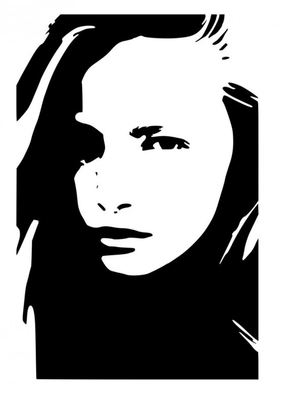 Портрет силуэт