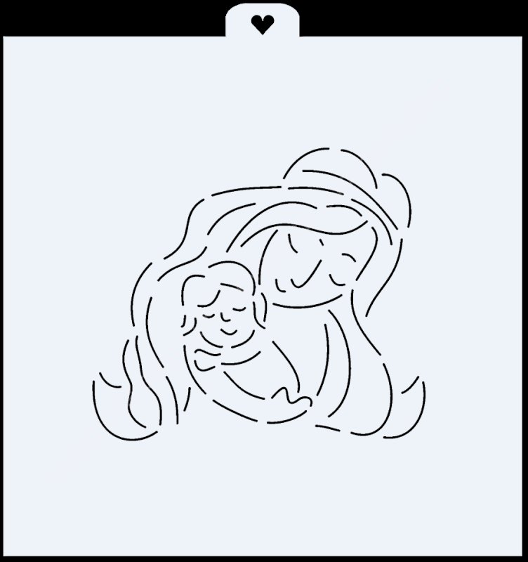 Трафареты для пряников на день матери