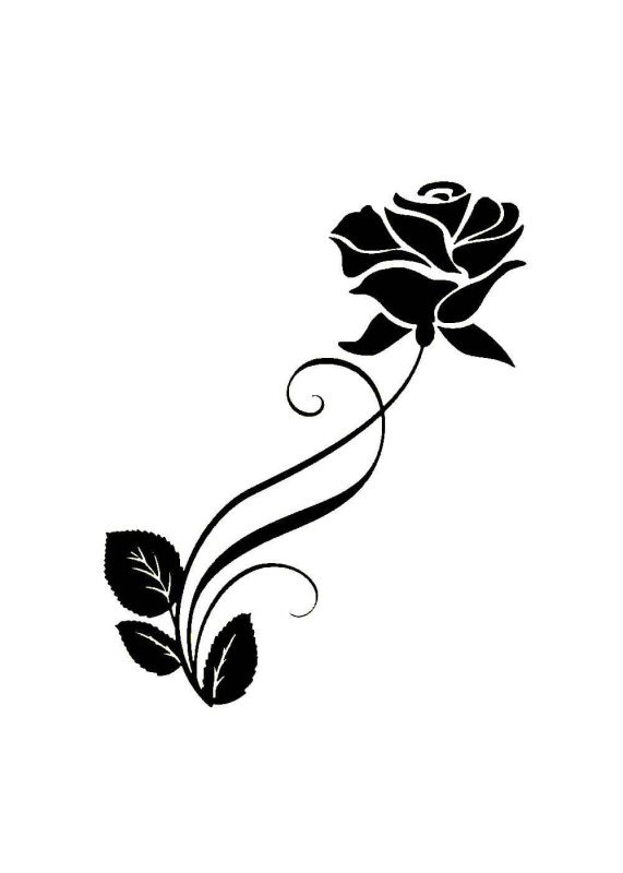 Трафарет «розочки»