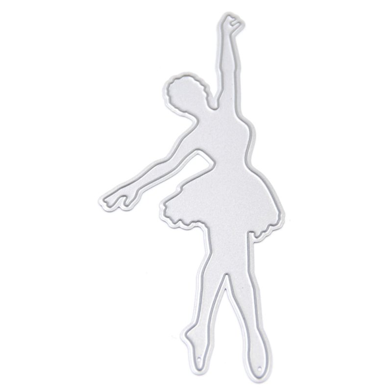 Балерина трафарет