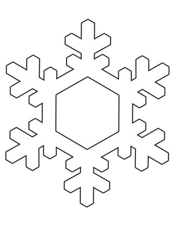 Снежинка рисунок