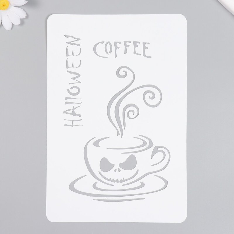 Трафарет кафе