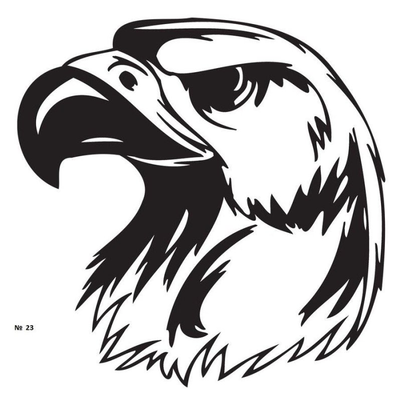Трафарет орла