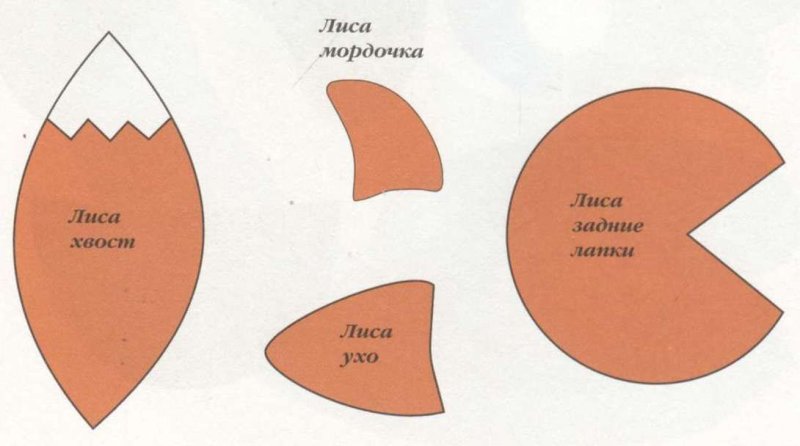 Уши лисы выкройка