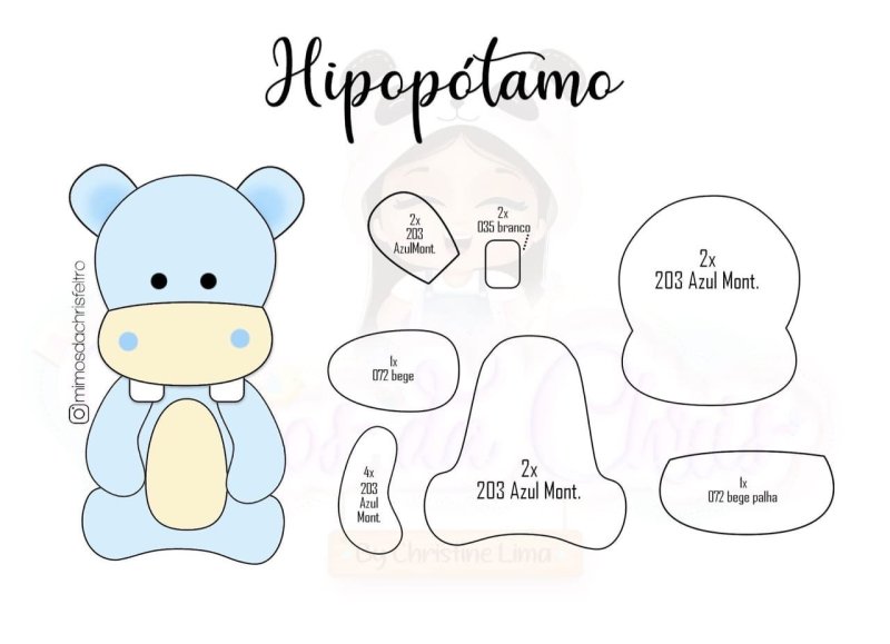 Фетр игрушки выкройки