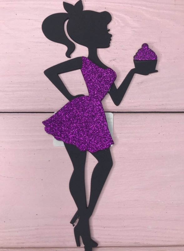 Торт с девушкой Топпер