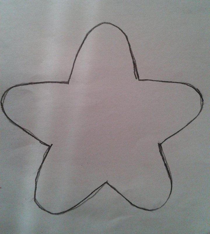 Игрушки из фетра звезда