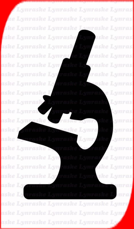 Микроскоп силуэт