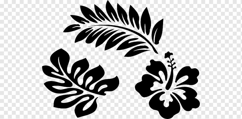 Силуэт листьев