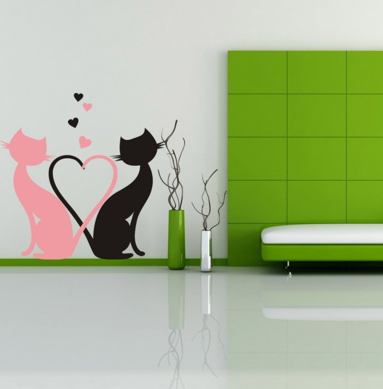 Красивые трафареты для стен