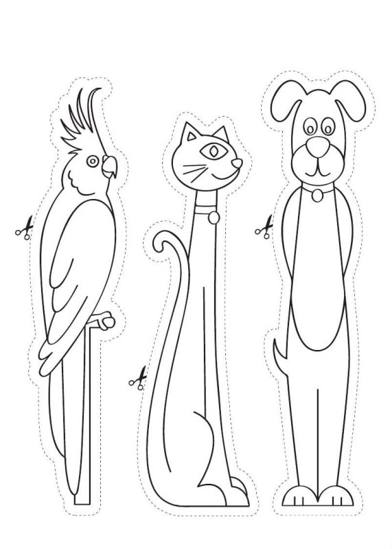 Макет закладки для книг