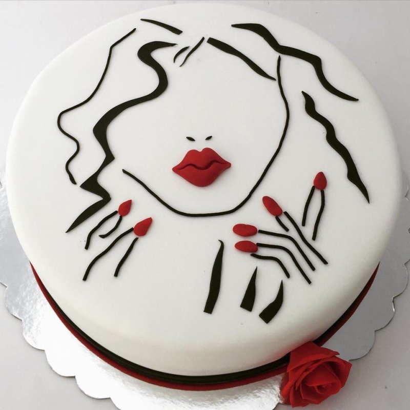 Торт рисунок