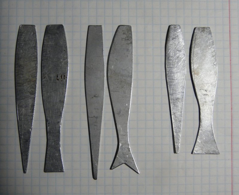 Шаблон поролоновой рыбки