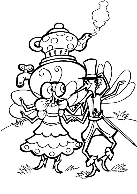 Сказки Чуковского Муха Цокотуха