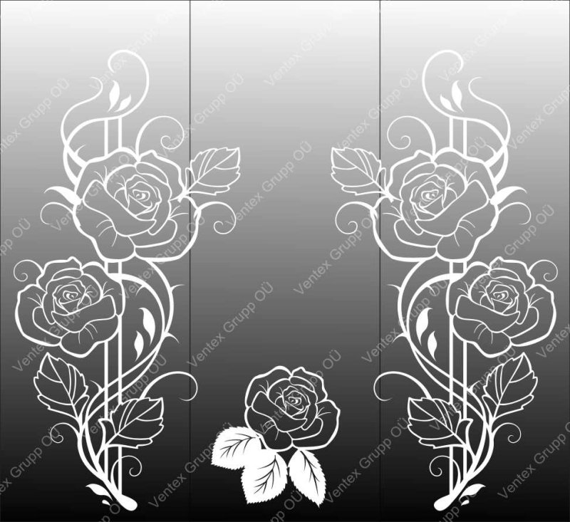 Розы пескоструй