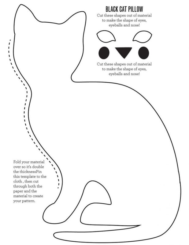 Лекала для пошива игрушек котиков