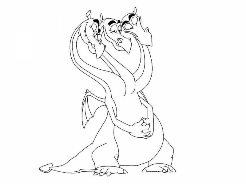 Рисунок змея Горыныча