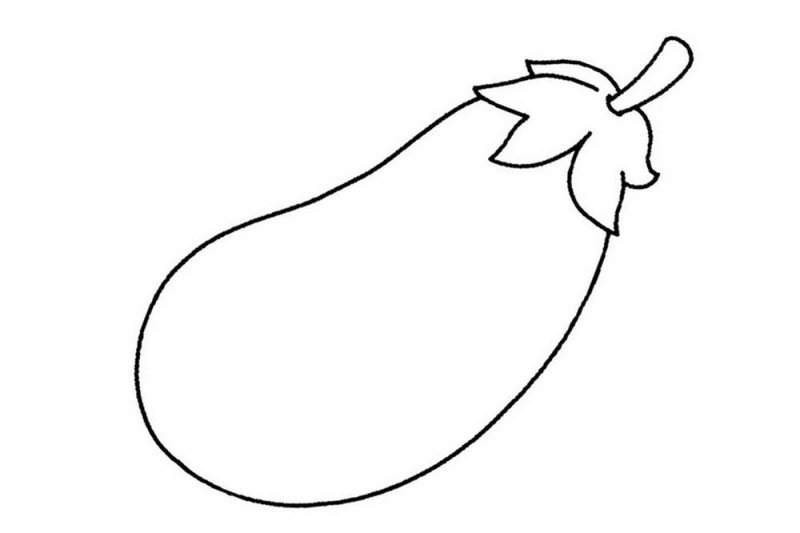 Баклажан раскраска