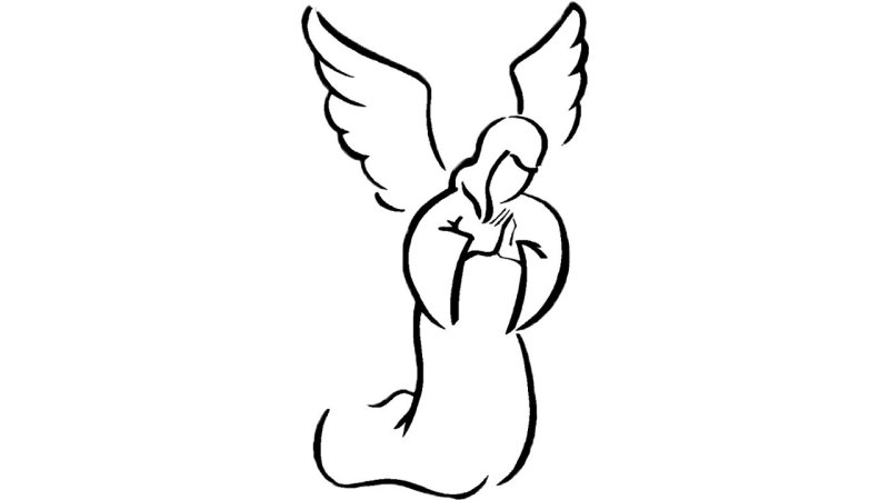 Силуэты ангелов