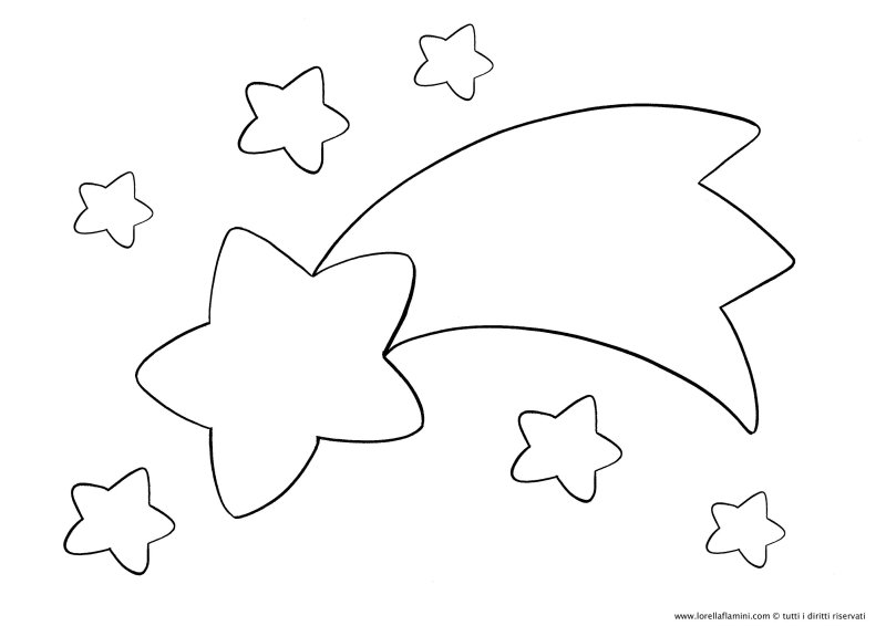 Трафарет звезды