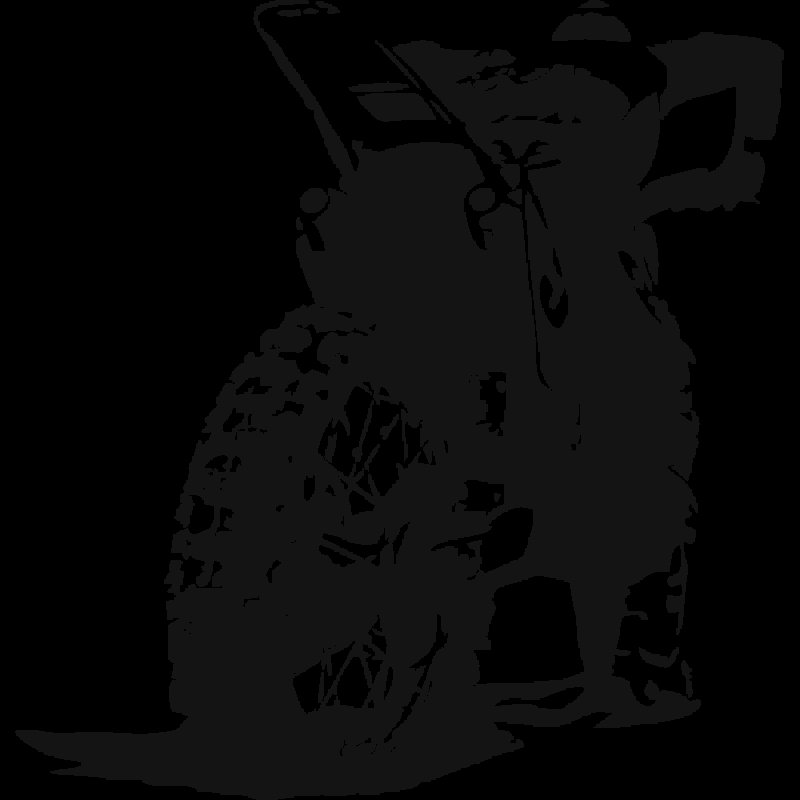 Мотоцикл эндуро вектор