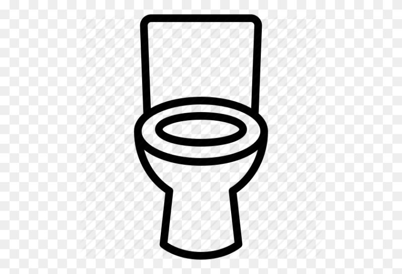 Унитаз нарисовать