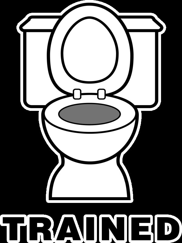 Трафарет для туалета на дверь