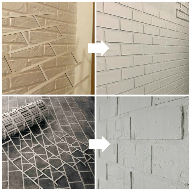 Трафарет для имитации кирпичной кладкb