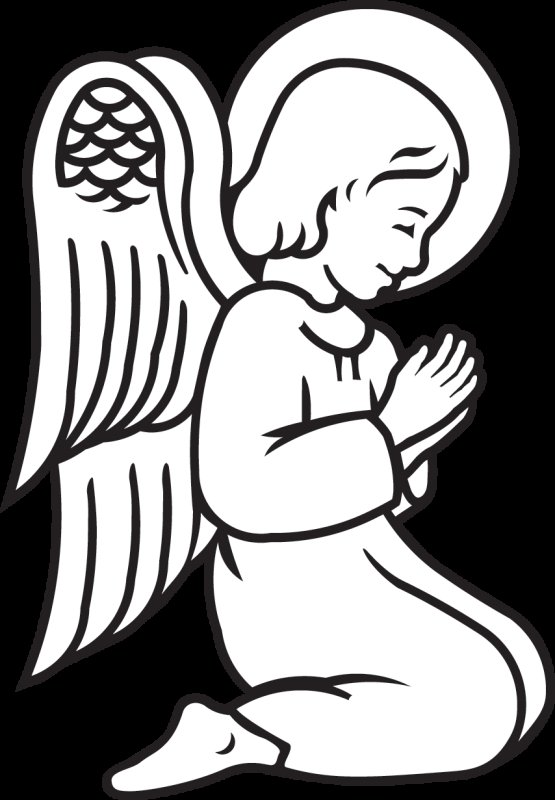 Ангелочек молится