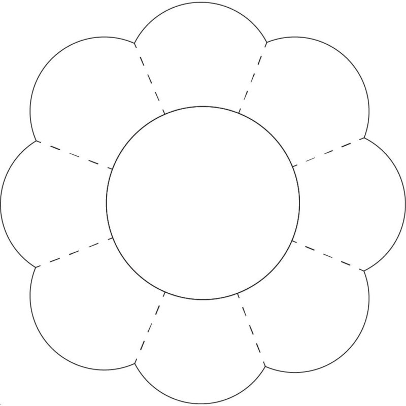 Ромашка для лэпбука