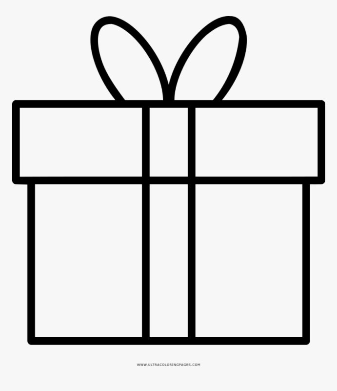 Подарок раскраска для малышей