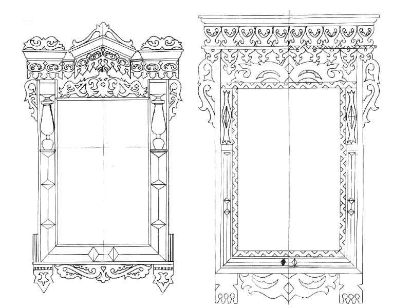 Узоры для наличников на окна