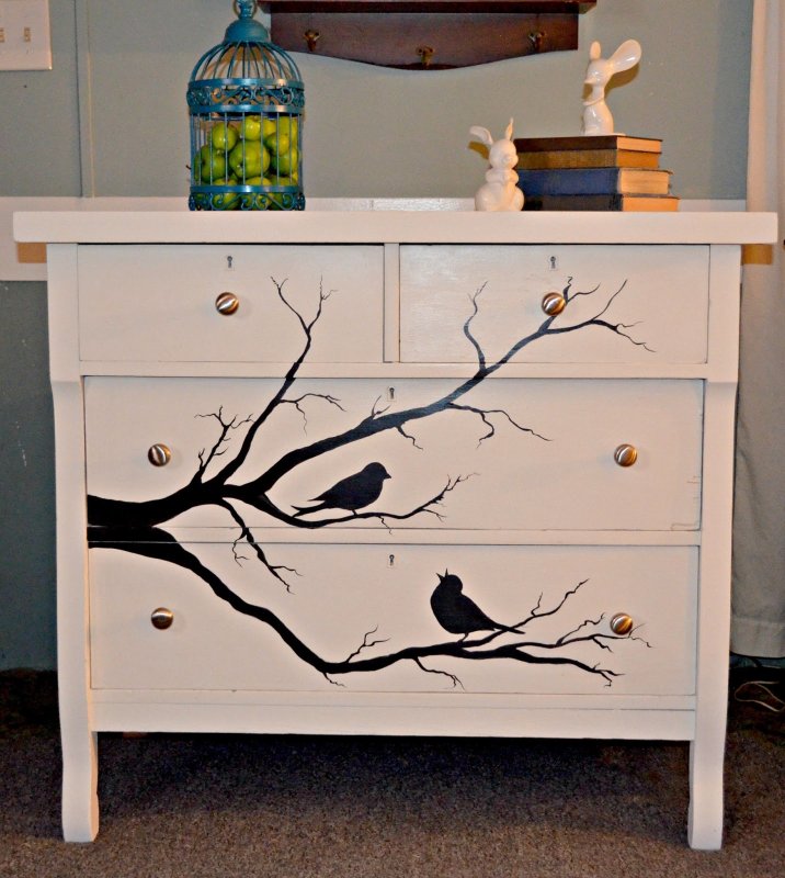 Мебель с птицами