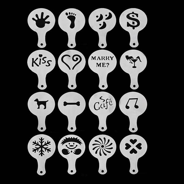 Трафарет для кофе размер