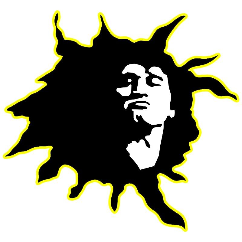 Виктор Цой трафаретный портрет