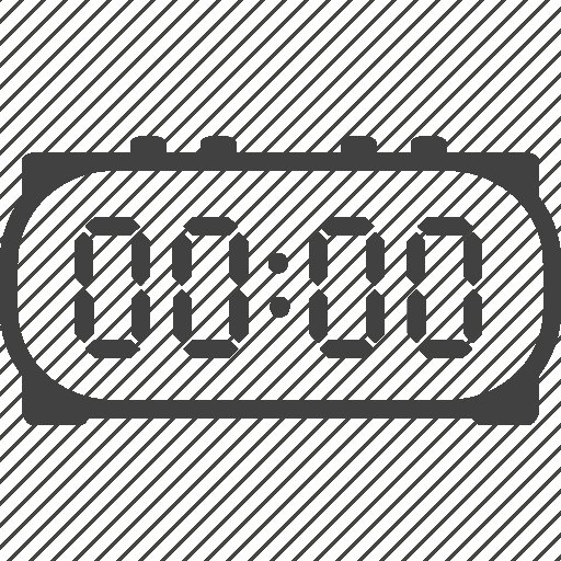 Цифровые часы иконка