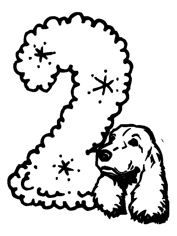 Новогодняя цифра 1