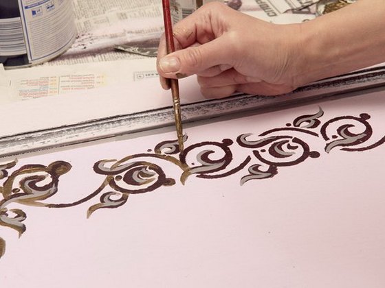 Трафареты для декора мебели