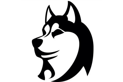 Собака векторный рисунок