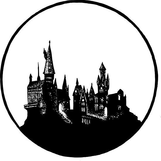 Хогвартс силуэт замка