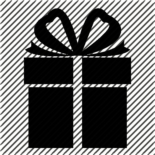 Подарок силуэт