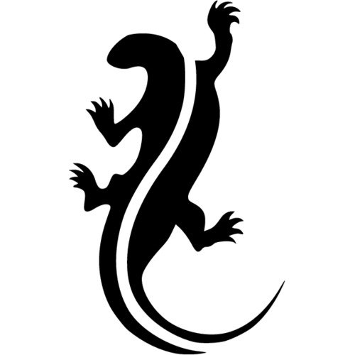 Ящерица эскиз