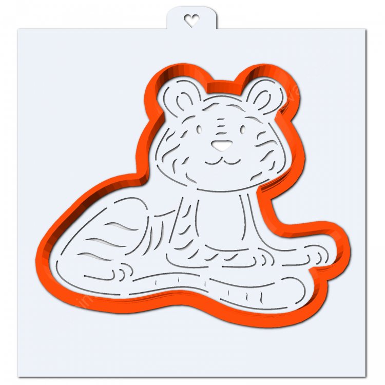 Формочка тигра